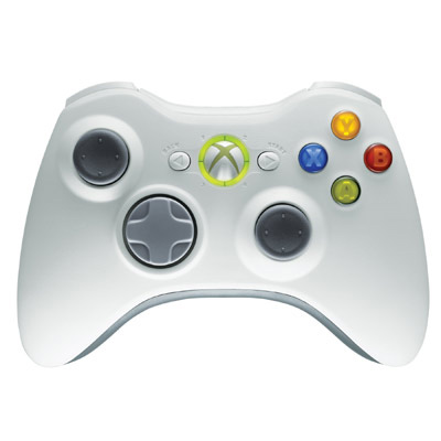Microsoft Xbox 360 Wireless Controller - (White)
