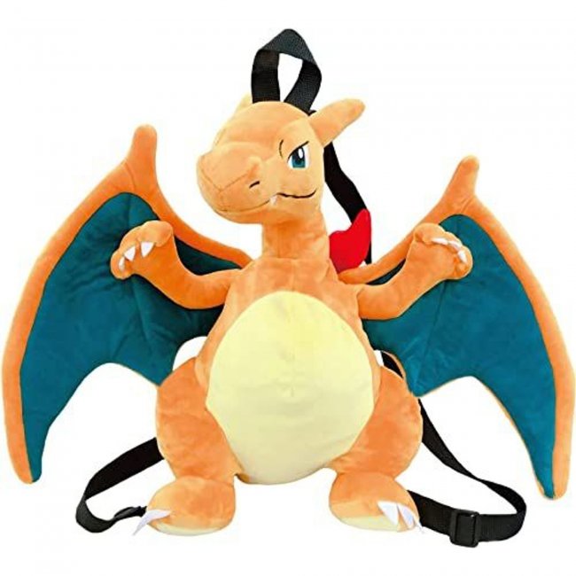 Pokemon - Charizard Plush Zip-up Backpack (E16)