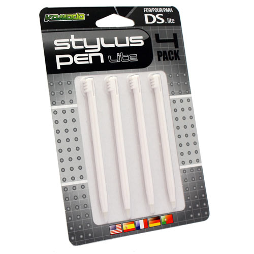 DS Lite Stylus 4 Pack - White