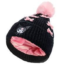 Hello Kitty - Kuromi Pearled Beanie with Satin Interior (D19)