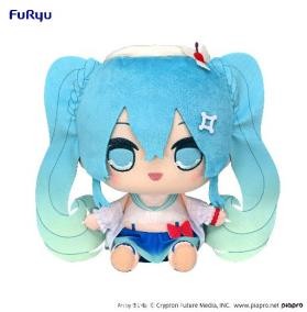 Hatsune Miku - FURYU - KYURUMARU Big Melon Soda Float Plush (C20)