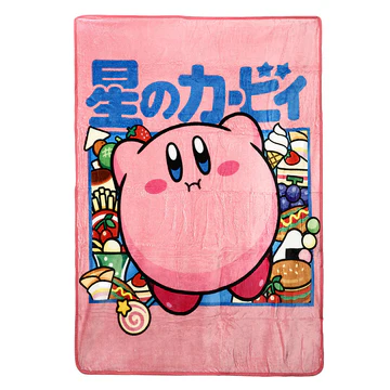 Kirby Food Throw Blanket (H.Flr)
