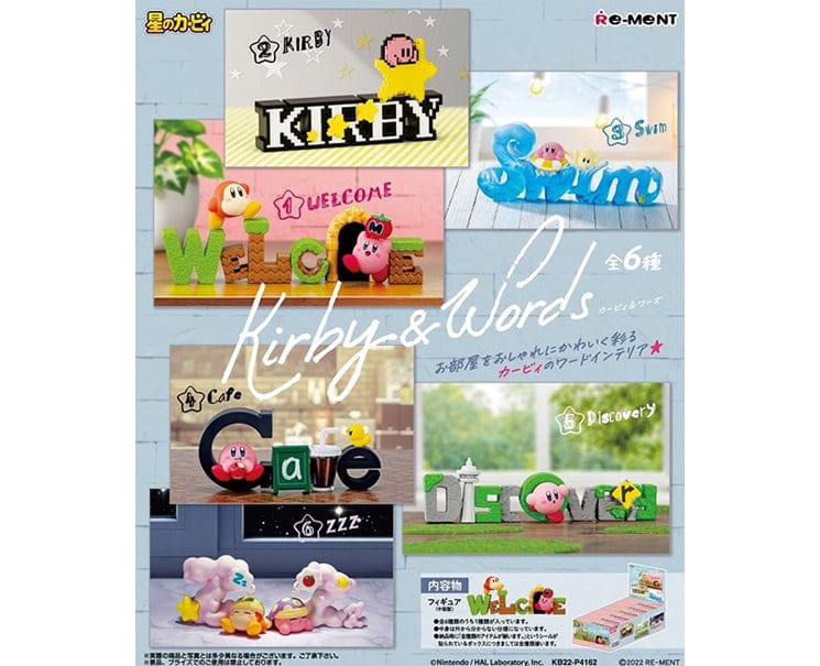 Rement - Kirby - Kirby and Words - Blind Box of 6 (L3)