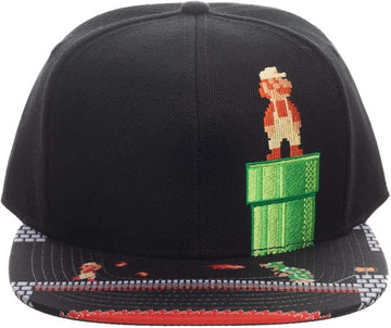 Super Mario Bros - Retro 8-Bit Sublimated Hat (D10)