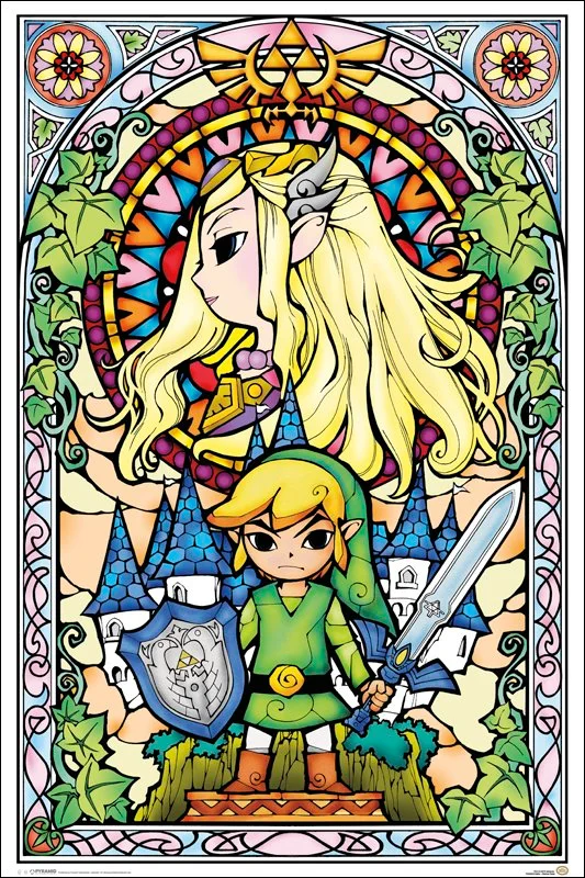 Posters | Zelda Stained Glass