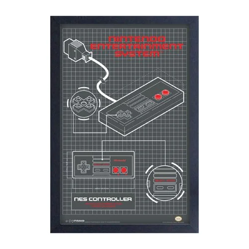 Wall Art| NES Controller Diagram (Y7)