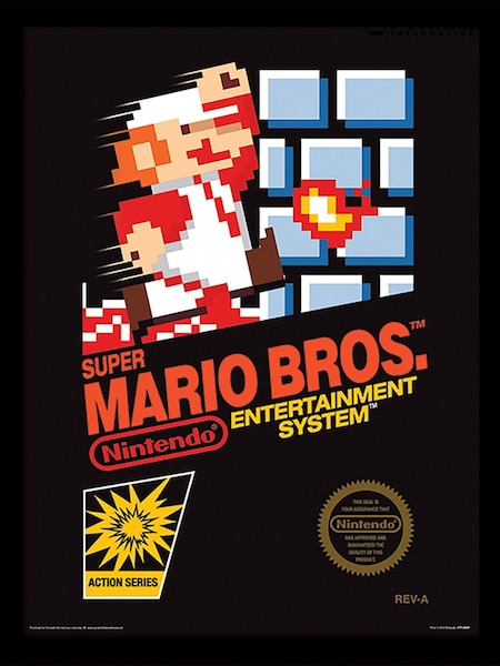 Wall Art| Super Mario Bros. 1 Cover (Y7)