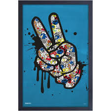 Wall Art| Sonic the Hedgehog - Peace Splat (Y7)