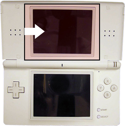 DS Lite Top Screen Repair Service