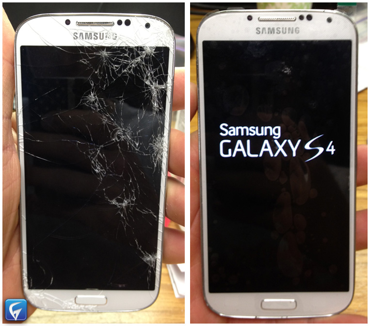 Samsung Galaxy S4 Top Glass Repair Service