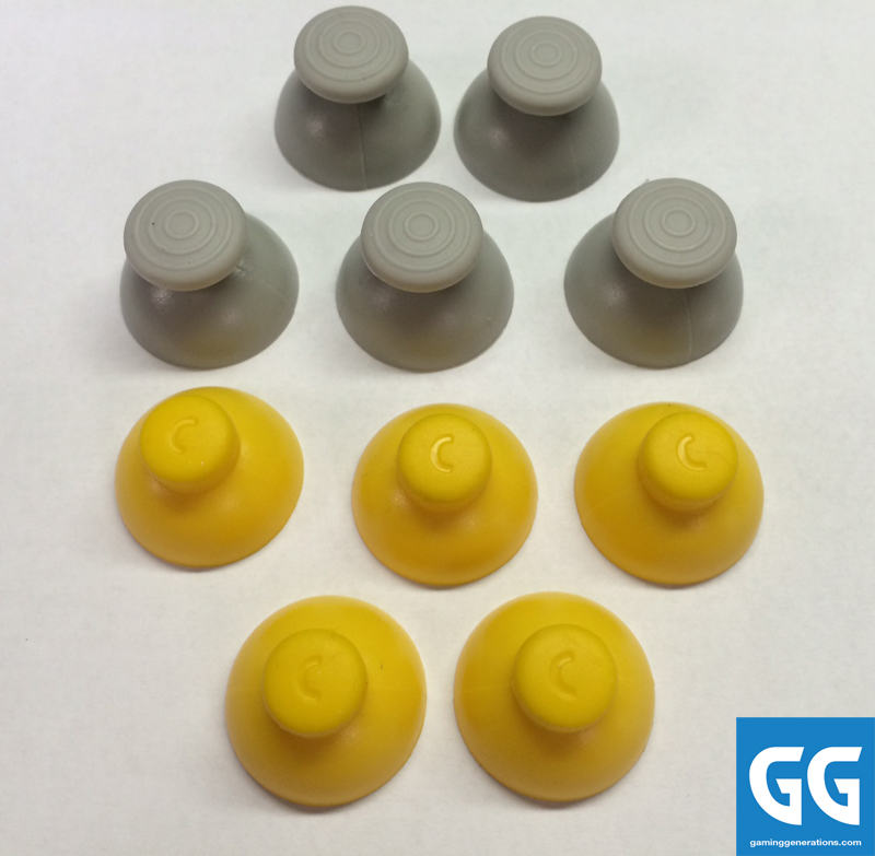 Gamecube Controller Analog Cap Replacements (Left & Right) Lot 5