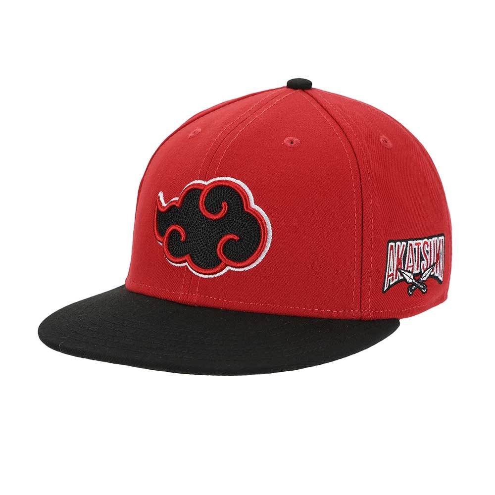 Naruto - Akatsuki Embroidered Flat Bill Snapback (D17)