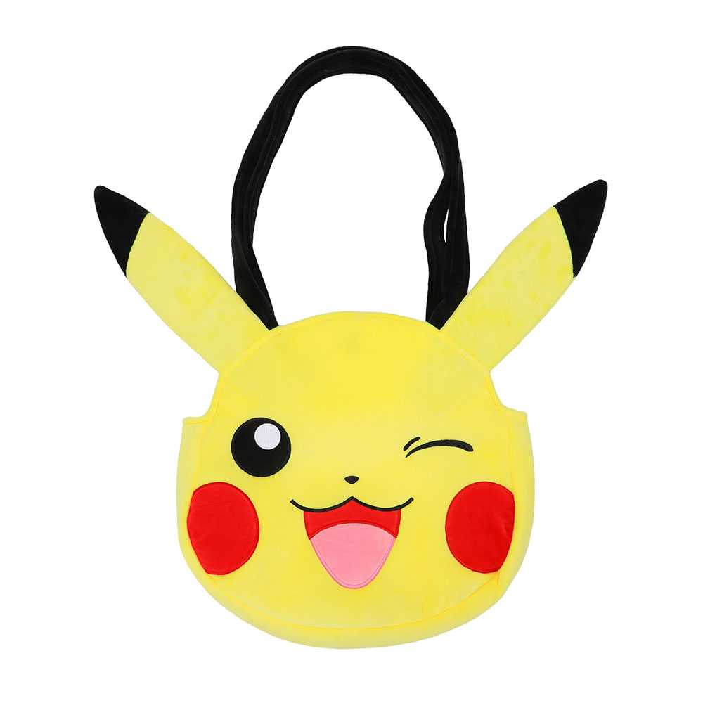 Pokemon - Pikachu Plush Tote Bag (E19)