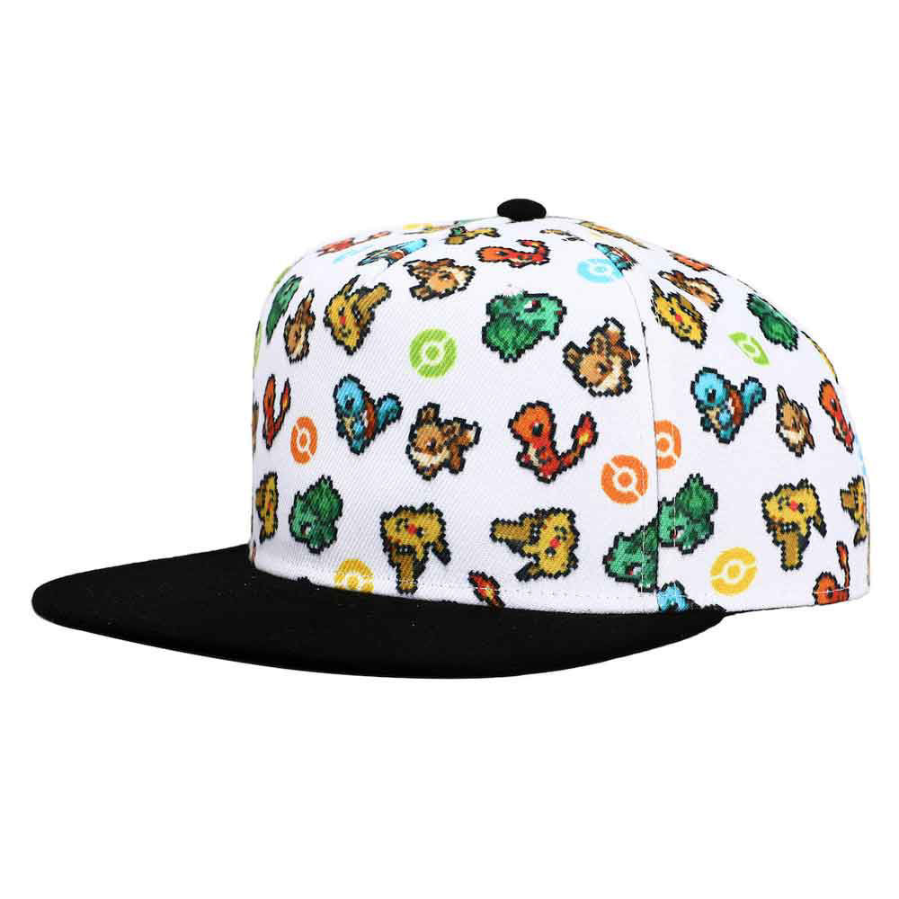 Pokemon - Pixel Starters Snapback (D12)