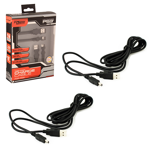 PS3 Play and Charge Cable Twin Pak