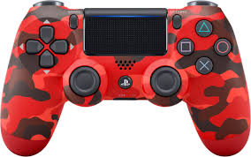 PS4 DualShock 4 Controller - Red Camouflage (4F)