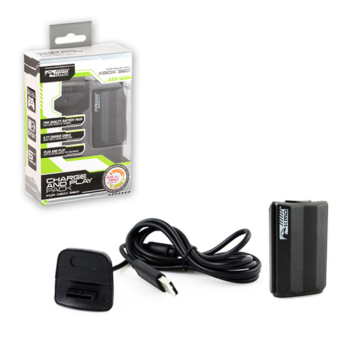 Xbox 360 Charge and Play Kit - Black